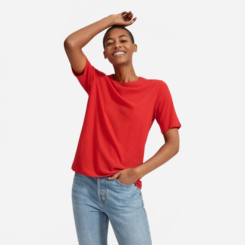 Everlane The Air oversized tee Medium Red